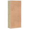 vidaXL Skoskap sonoma eik 80x39x178 cm sponplate