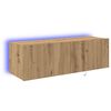 vidaXL TV Veggskap 100 x 35 x 31 cm Artisan Eik Konstruert tre