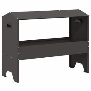 vidaXL F&ocirc;ringsgr&oslash;ft for husdyr Svart 79 x 35 x 62 cm 15 kg