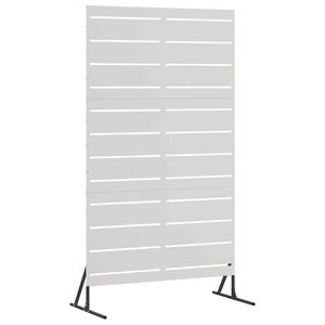 vidaXL Personvernsvegg 100 x 50 x 180 cm Rustfritt st&aring;l S&oslash;lv