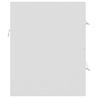 vidaXL Servantskap hvit 60x38,5x48 cm sponplate