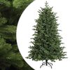 vidaXL Kunstig sammensatt juletre 120 cm PVC og metall Gr&oslash;nn