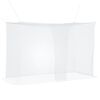 vidaXL Myggnett for seng 3 stk. 156 mesh Hvit 220 x 100 x 150 cm
