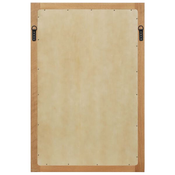 vidaXL Speil 60x90 cm heltre eik