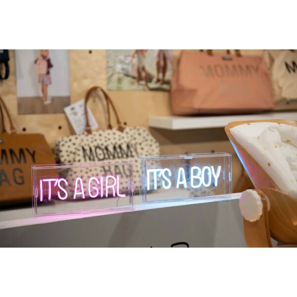 CHILDHOME Neon lysboks It's A Boy bl&aring;