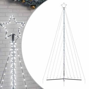 vidaXL LED Juletre 570 LEDs Kald Hvit 399 cm