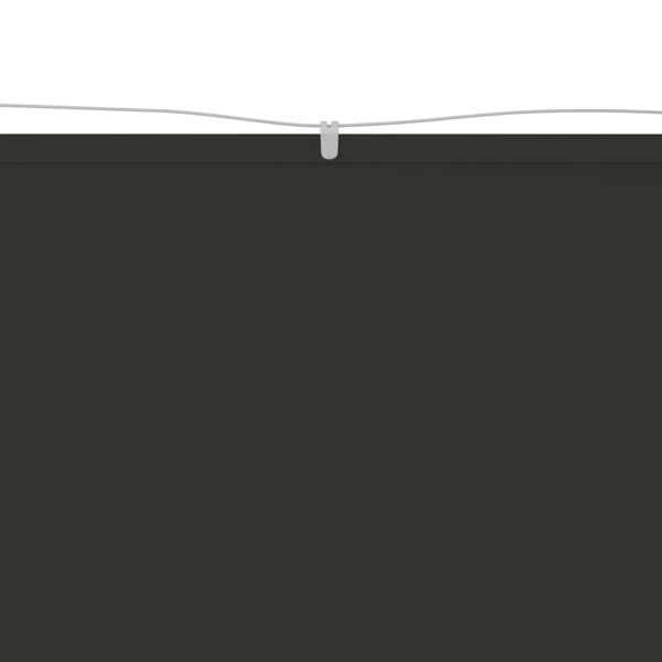 vidaXL Vertikal markise antrasitt 60x420 cm oxfordstoff