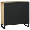 vidaXL Sideboard Brun 80 x 33 x 75 cm heltre mango
