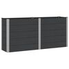 vidaXL H&oslash;ybed Svart 200 x 50 x 91 cm alu.