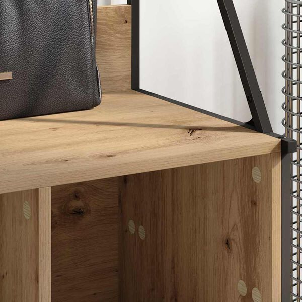 vidaXL Klesstativ Artisan Eik 100 x 41 x 184 cm Konstruert tre