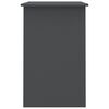 vidaXL Skrivebord grå 100x50x76 cm sponplate
