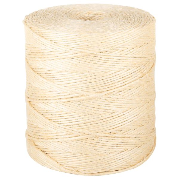 vidaXL Tau 100% sisal 2 mm 300 m