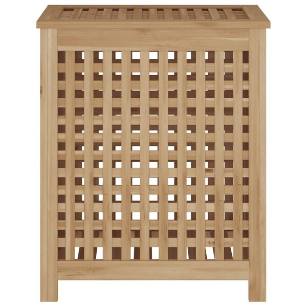 vidaXL Skittentøyskurv 50x35x60 cm heltre teak
