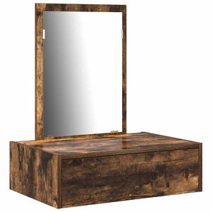 vidaXL Sminkebord Brun 60 x 40 x 70 cm Konstruert tre