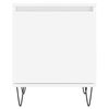 vidaXL Nattbord 2 stk hvit 40x30x50 cm konstruert tre