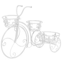 vidaXL Blomsterstativ sykkelform gammeldags stil metall