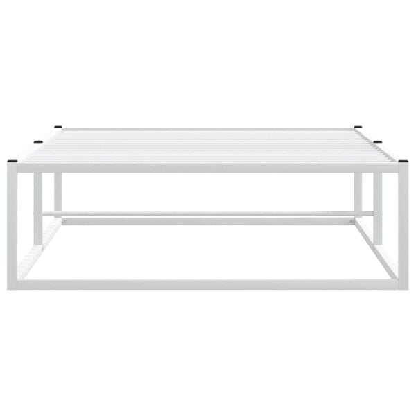 vidaXL Sengeramme uten madrass hvit 100x200 cm