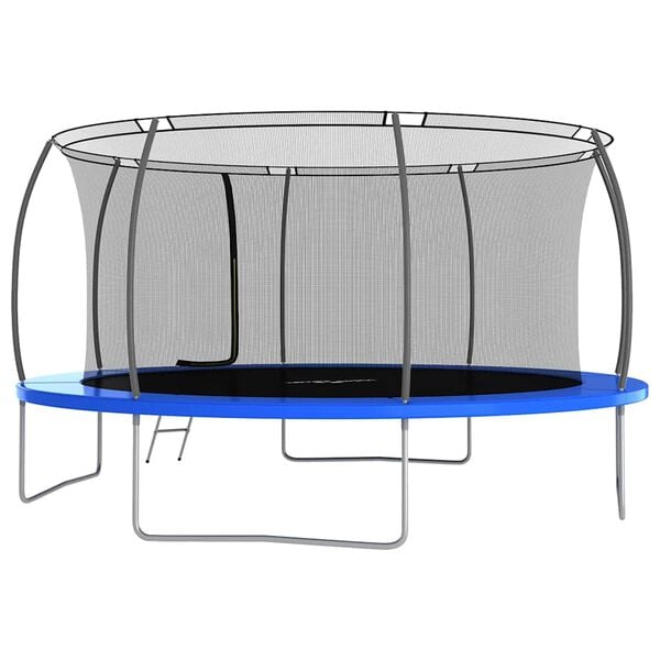 vidaXL Trampolinesett rund 460x80 cm 150 kg