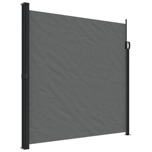 vidaXL Uttrekkbar sidemarkise antrasitt 200x300 cm