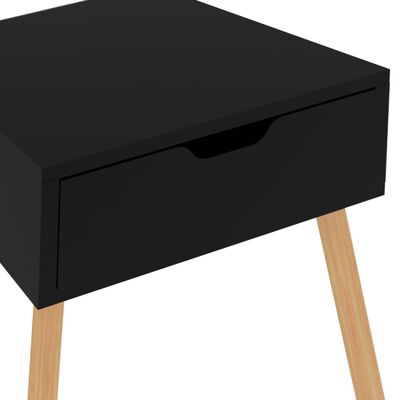 vidaXL Nattbord høyglans svart 40x40x56 cm konstruert tre