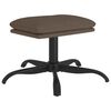 vidaXL Fotskammel gr&aring;brun 60x60x36 cm stoff