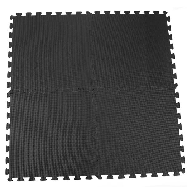 Pool Improve Beskyttelse for bassenggulv svart 50x50 cm 8 stk