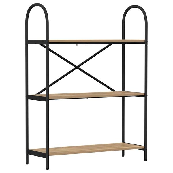 vidaXL Bokhylle Artisan Eik 80 x 30 x 109 cm Konstruert tre