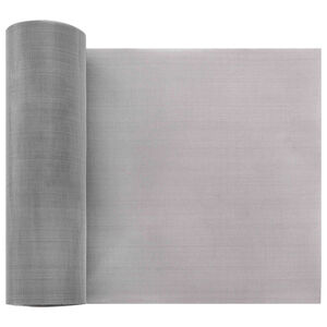 vidaXL Maskeskjerm 20 x 500 cm 60 Mesh Rustfritt st&aring;l 201 S&oslash;lv