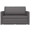 vidaXL Sofa seng Grå 124 x 71 x 78 cm Fløyel