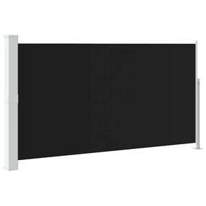 vidaXL Uttrekkbar sidemarkise 160x300 cm svart