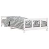 vidaXL Barnesengeramme hvit 90x190 cm heltre furu