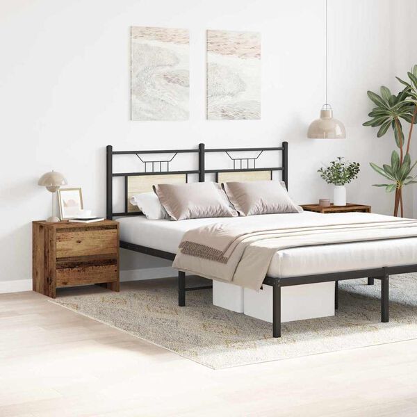 vidaXL Nattbordskap 2 pcs Gammelt tre 45 x 34 x 44,5 cm Konstruert tre