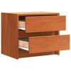 vidaXL Nattbord Vokset Brun 40 x 30.5 x 35.5 cm Furu