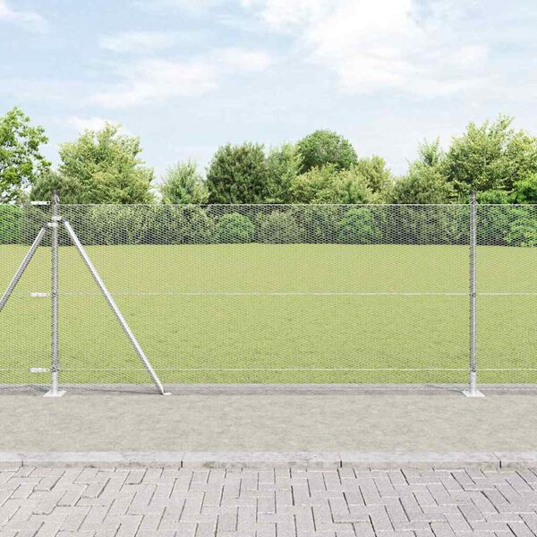 vidaXL Gjerdep&aring;le s&oslash;lv 10 x 1 m (13 mm mesh) St&aring;l