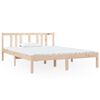 vidaXL Sengeramme heltre 140x190 cm