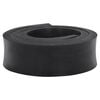 vidaXL Gummikant for sn&oslash;plog svart 180x10x2 cm