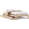 vidaXL Sengeramme uten madrass 90x190 cm heltre furu