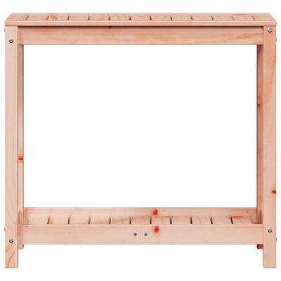 vidaXL Pottebord med hylle 82,5x35x75 cm heltre furu