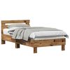 vidaXL Sengestamme Gammelt tre 193 x 95 x 88 cm Konstruert tre