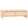 vidaXL Monitorstativ 50x27x15 cm heltre furu