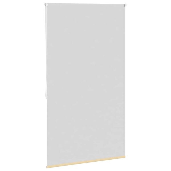 vidaXL Rullegardin m&oslash;rklegging 124,4x175 cm Stoffbredde 120 cm beige