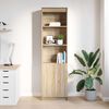 vidaXL Highboard sonoma eik 50x35x180 cm konstruert tre