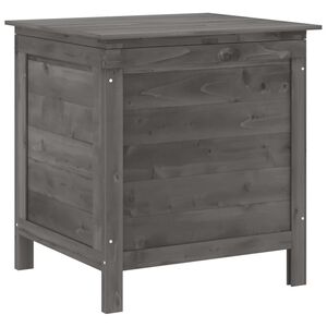 vidaXL Putekasse antrasitt 50x49x56,5 cm heltre gran