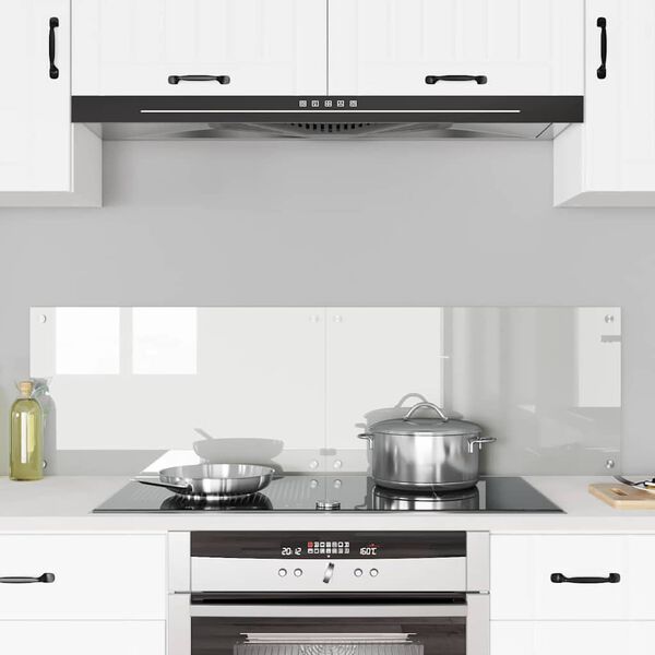 vidaXL Kjøkkenbakplate Gjennomsiktig 70 x 40 cm herdet glass