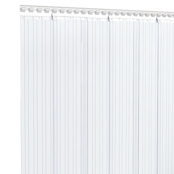 vidaXL D&oslash;rgardin gjennomsiktig 200 mm x 1,6 mm 50 m PVC