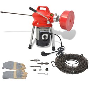 vidaXL Rørrensemaskin 250 W 12,5mx16mm 4,5mx9,5mm