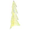vidaXL Juletre 100 LED-lys Varmhvit 120 cm PET