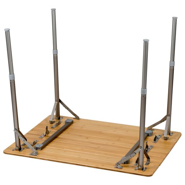 Bo-Camp Sammenleggbart campingbord Suffolk 80x60 cm bambus
