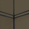 vidaXL Paviljong 600x298x270 cm gråbrun 180 g/m²
