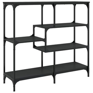 vidaXL Konsollbord svart 103x32x95 cm konstruert tre